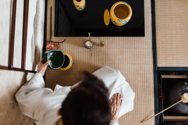 Japanese tea making