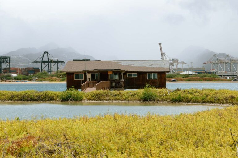 a house on the water