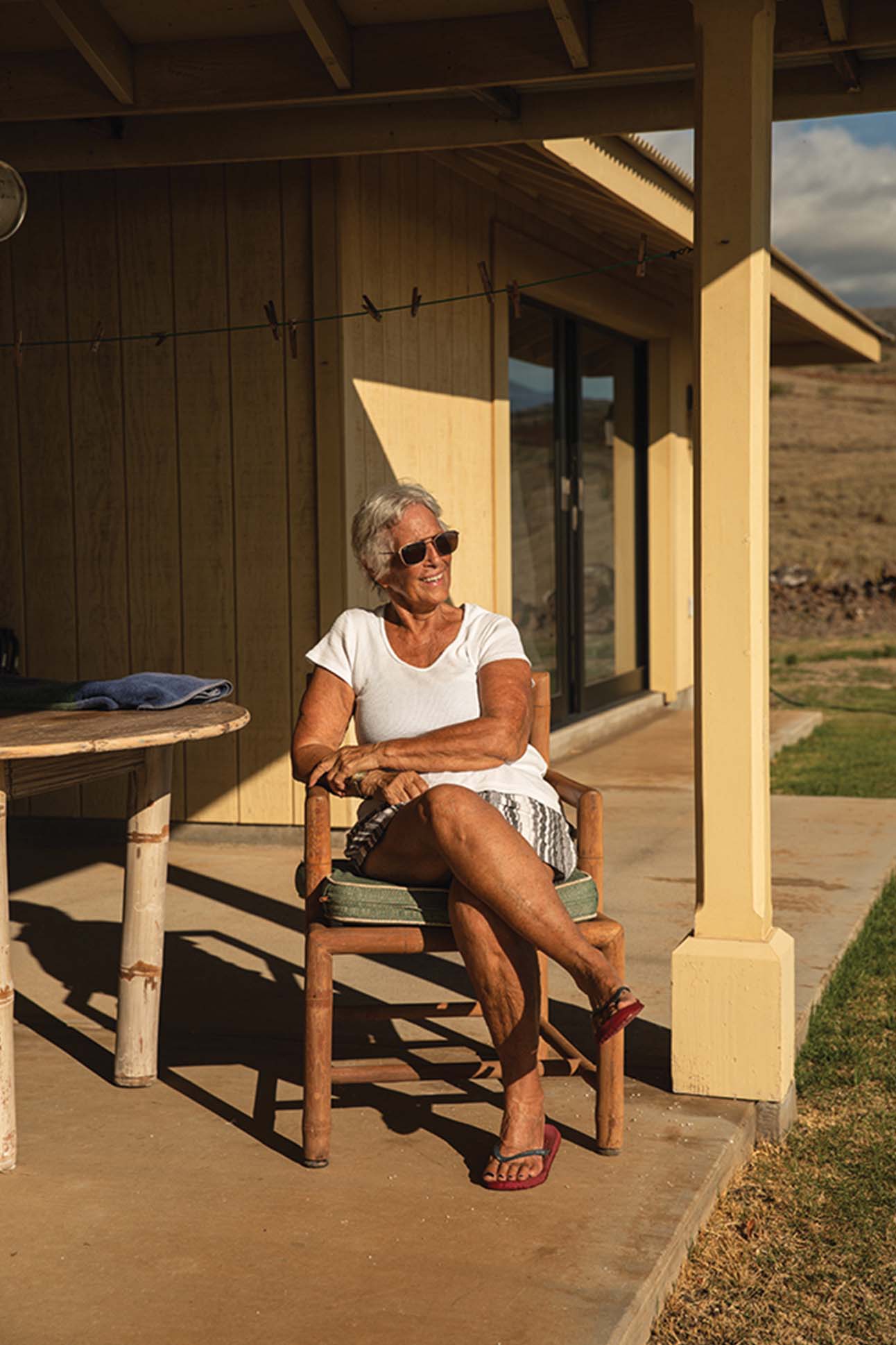 person sitting on their patio in Kailapa